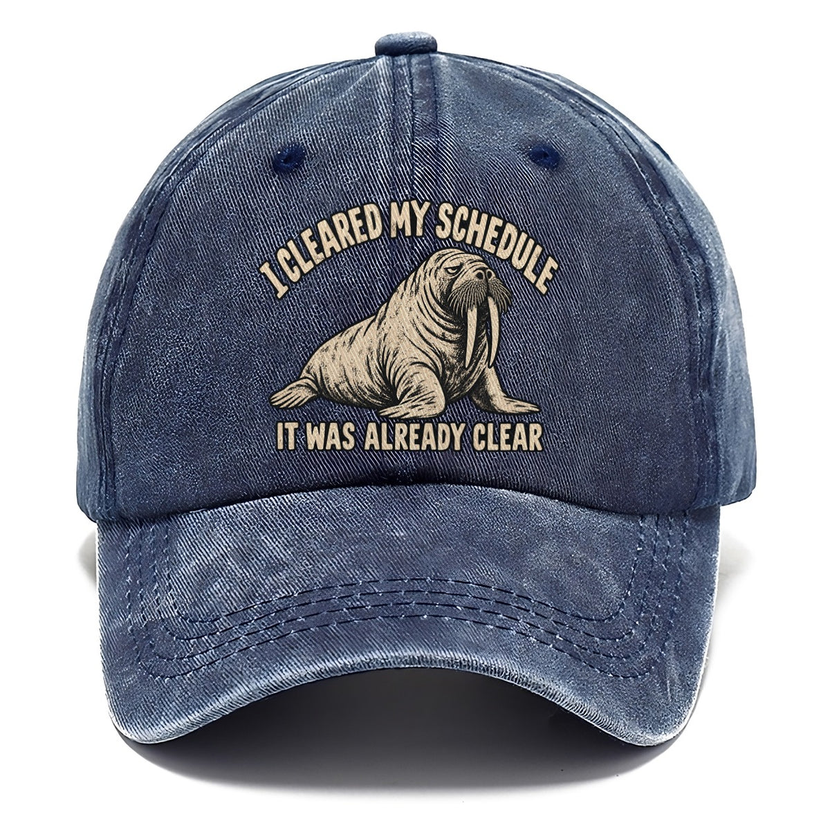 Walrus Clear Schedule No Worm Club Classic Cap – Twilight Navy
