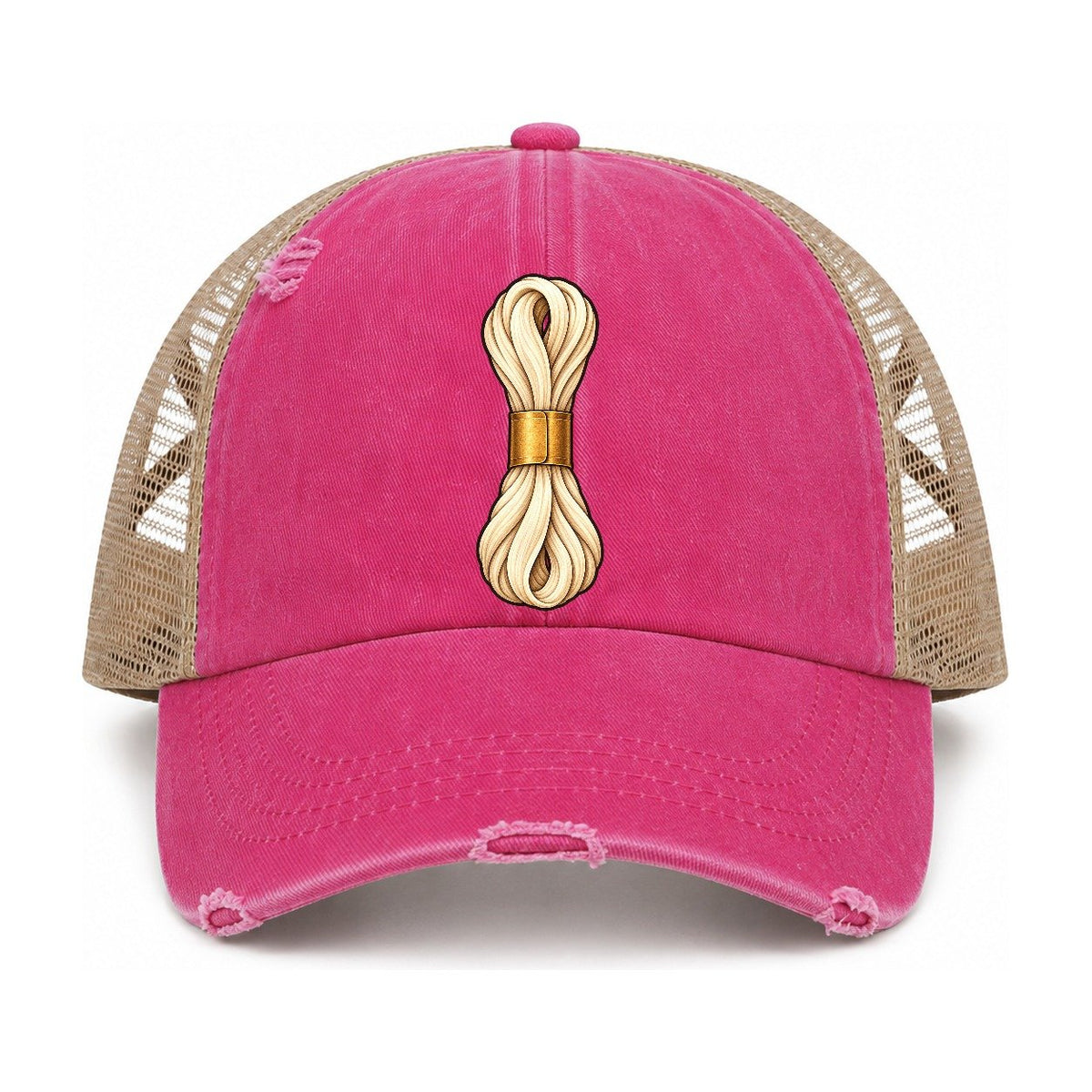 Raspberry-Khaki — front view