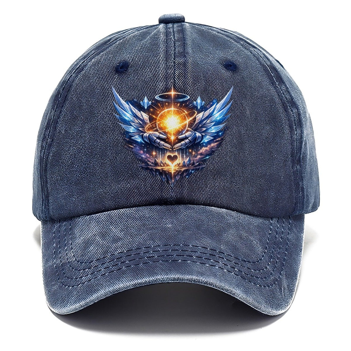 Robotic Hands Glowing Orb Classic Cap – Twilight Navy