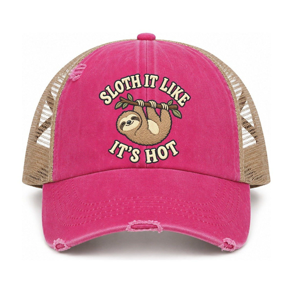 Raspberry-Khaki — front view