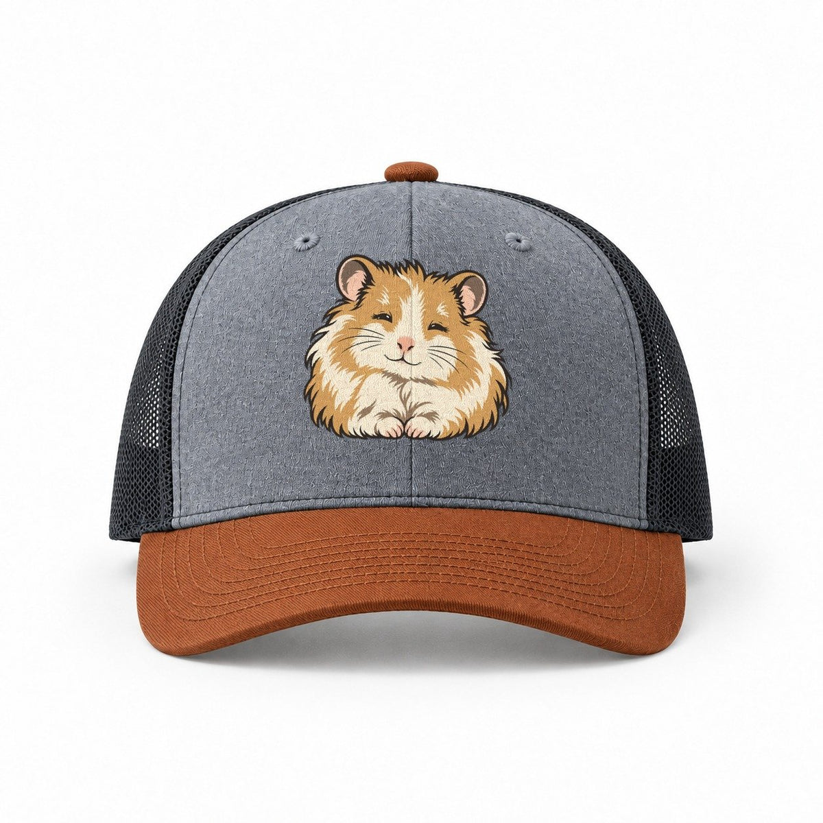 Heather Grey-Rust-Charcoal — front view