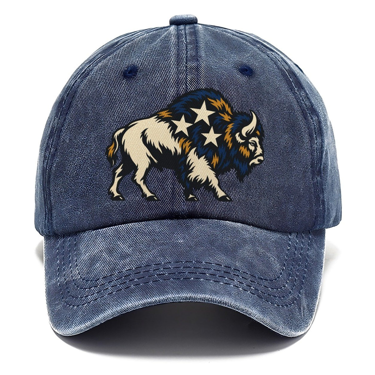 Bison Night Sky Sundown Familiars Classic Cap – Twilight Navy