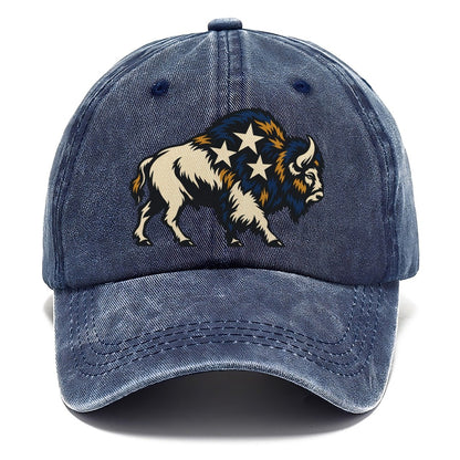 Bison Night Sky Sundown Familiars Classic Cap – Twilight Navy