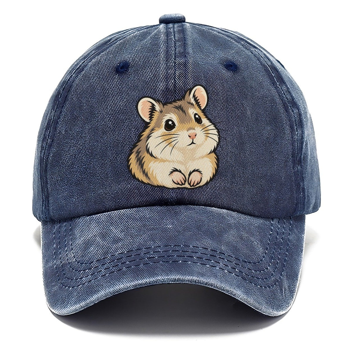 Dwarf Hamster Bright Ears Small Pet Logos Classic Cap – Twilight Navy