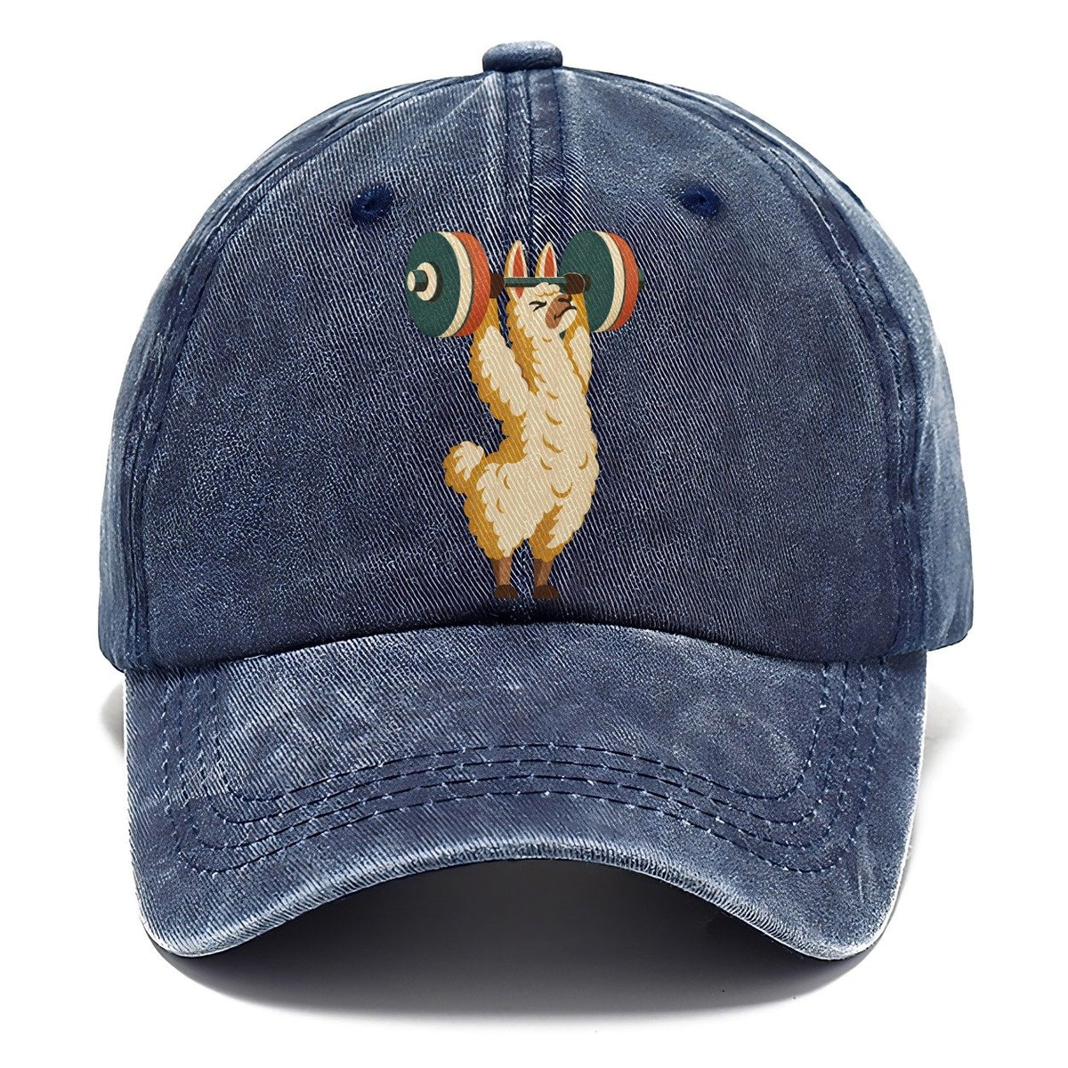 Llama Overhead Carry Animal Lifters Classic Cap – Twilight Navy