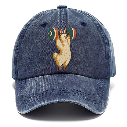 Llama Overhead Carry Animal Lifters Classic Cap – Twilight Navy