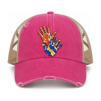 Raspberry-Khaki — front view