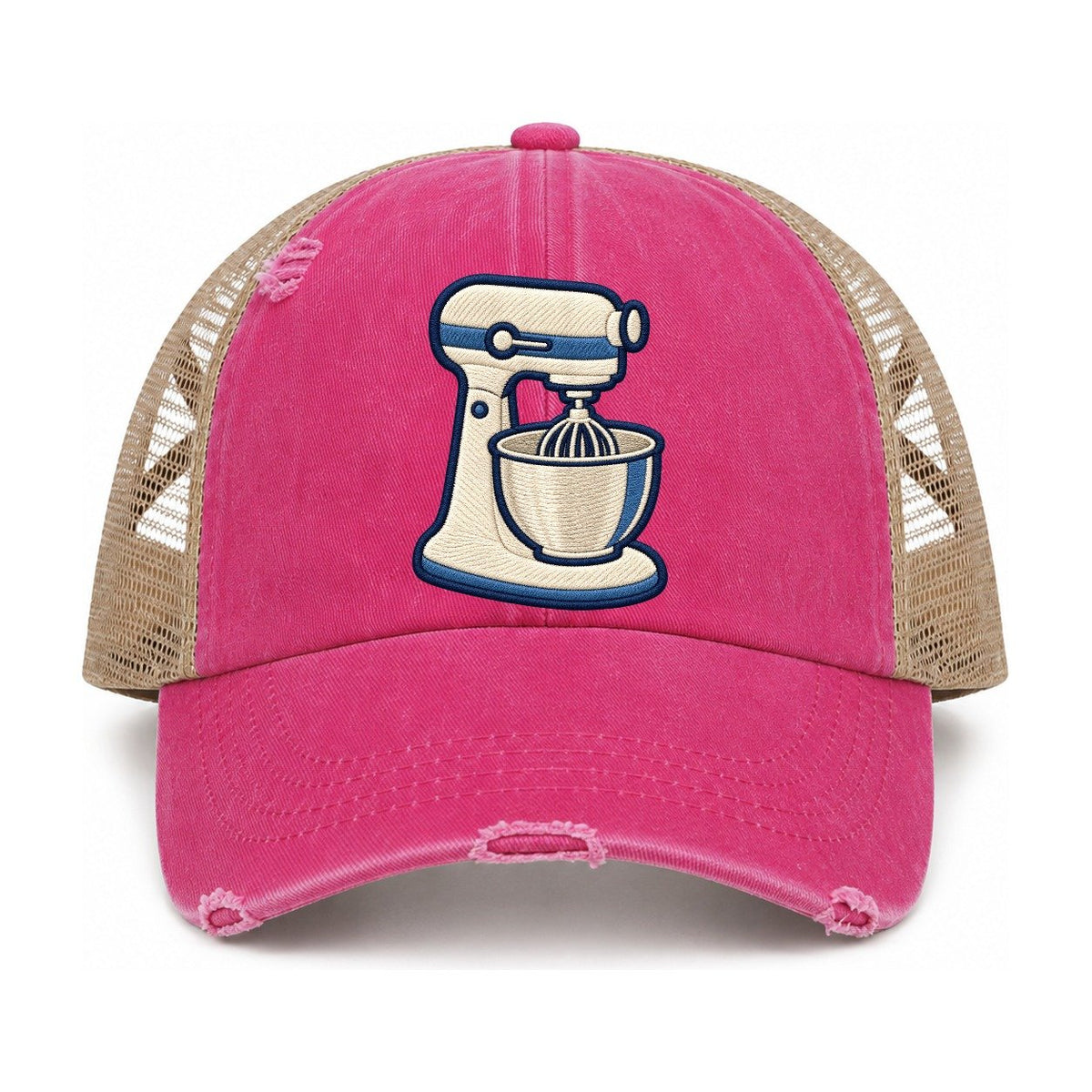 Raspberry-Khaki — front view