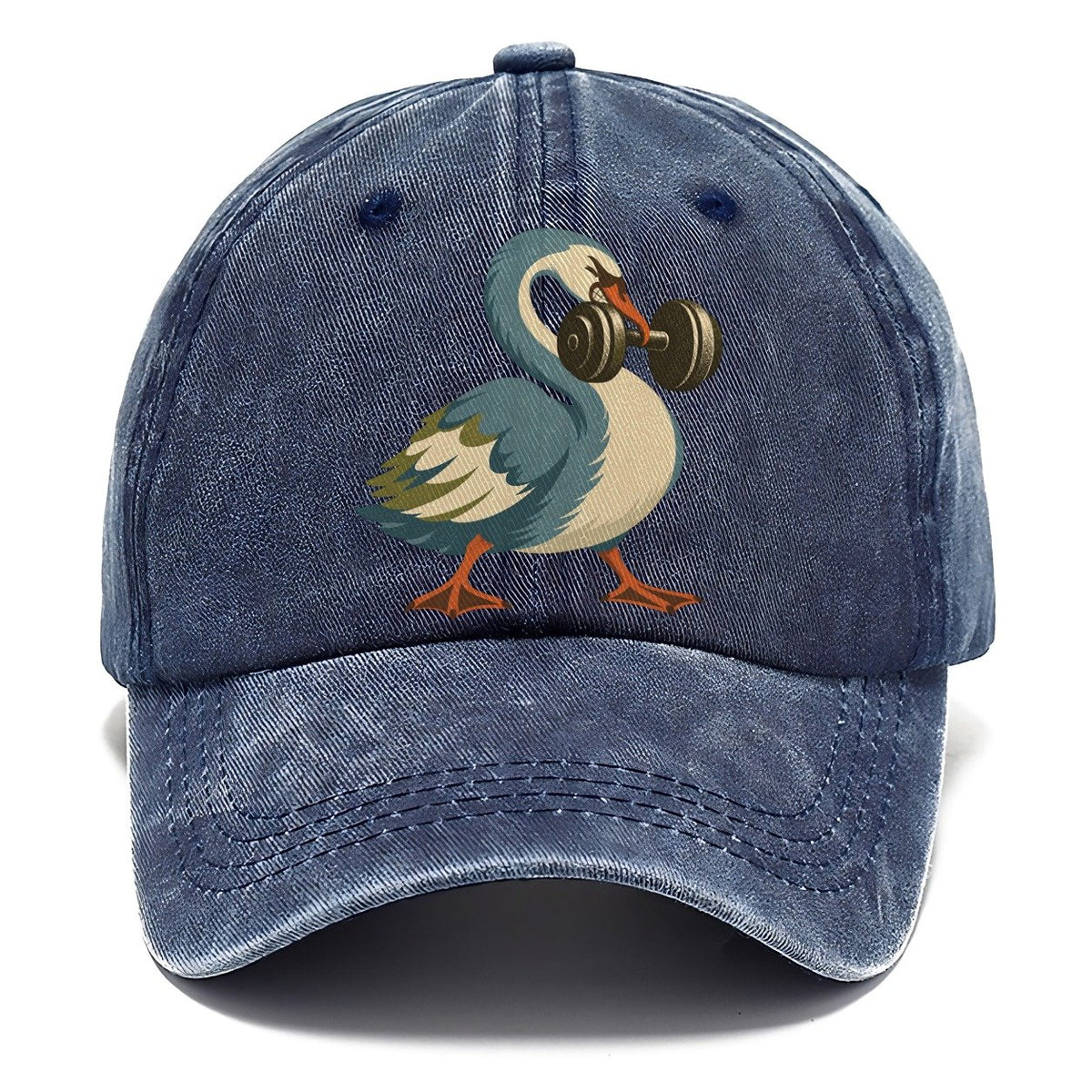 Swan Neck Curl Animal Lifters Classic Cap – Twilight Navy