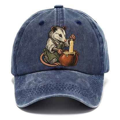 Opossum Candle Maker Sundown Familiars Classic Cap – Twilight Navy