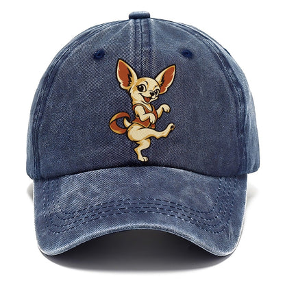Chihuahua Dance Lead Sundown Familiars Classic Cap – Twilight Navy