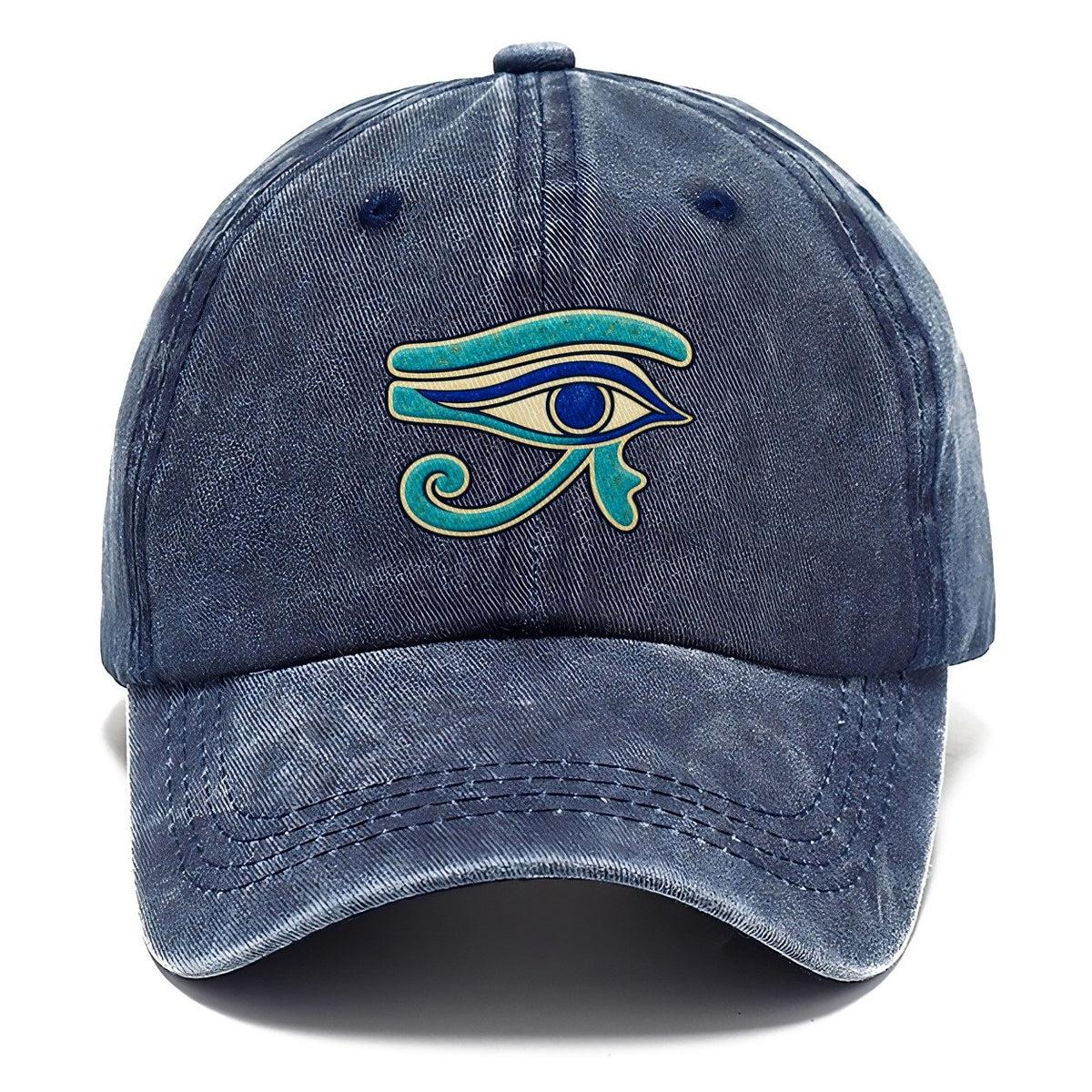 Wedjat In Blue Quiet Wards Heritage Classic Cap – Twilight Navy
