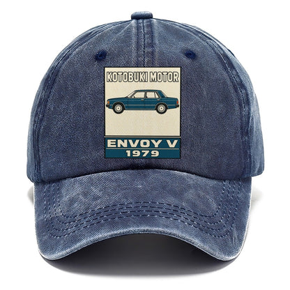 Kotobuki Envoy Showa Speed Plates Classic Cap – Twilight Navy