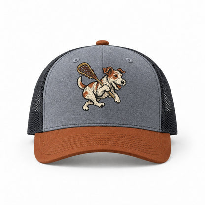 Heather Grey-Rust-Charcoal — front view