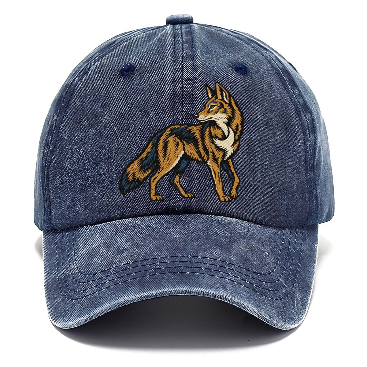 Coyote Crescent Chest Sundown Familiars Classic Cap – Twilight Navy