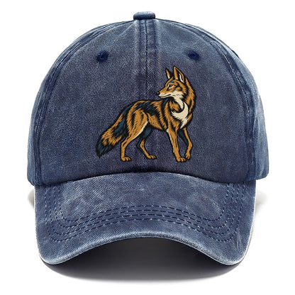 Coyote Crescent Chest Sundown Familiars Classic Cap – Twilight Navy
