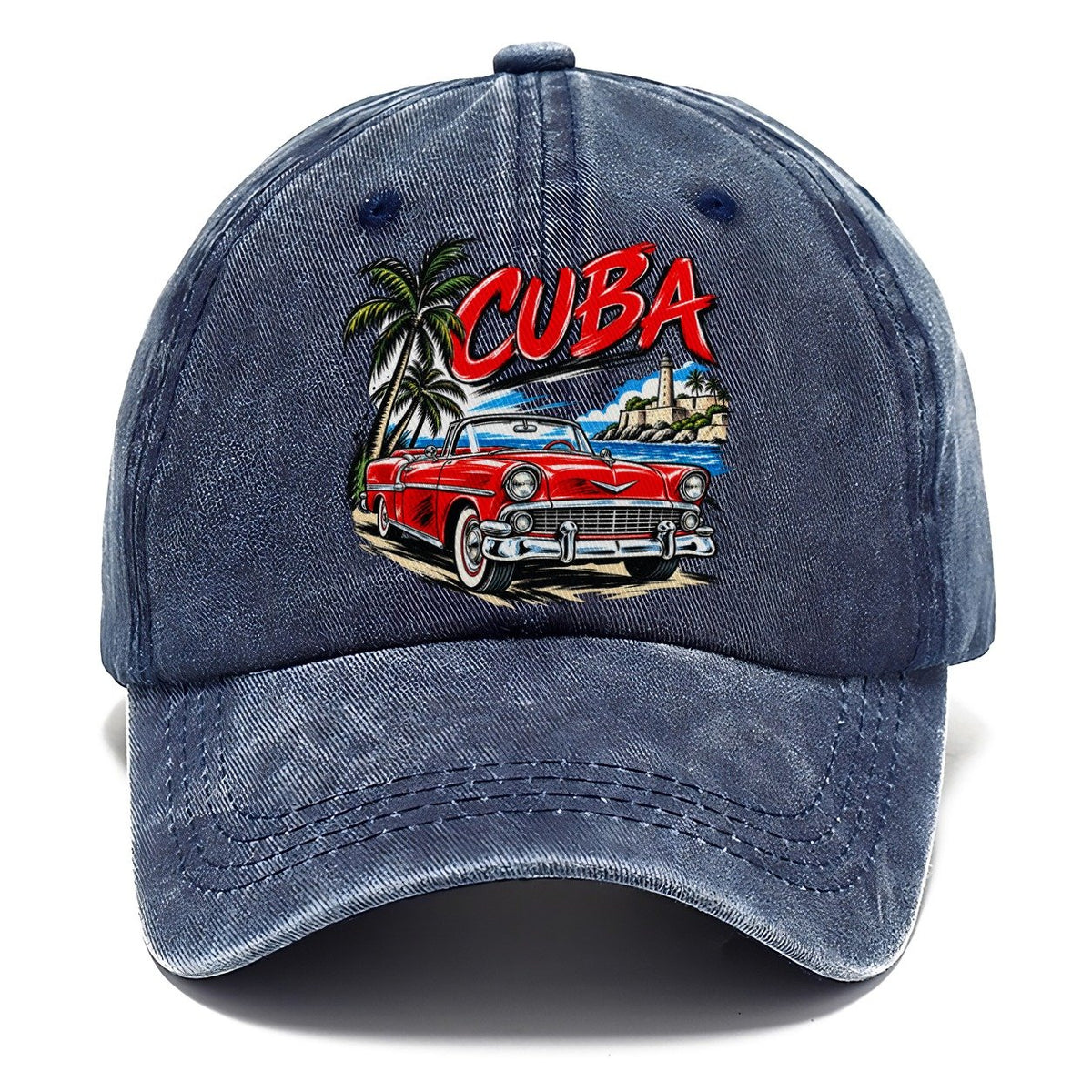 Cuba Expressive Ink Badge Classic Cap – Twilight Navy