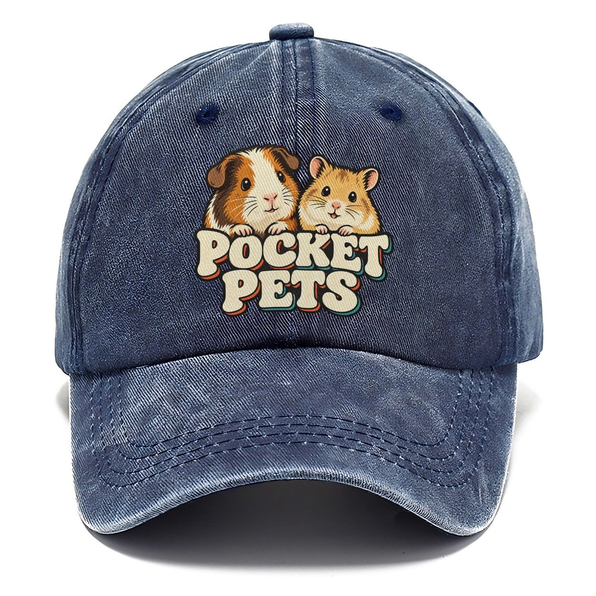 Pocket Pets Small Pet Logos Classic Cap – Twilight Navy