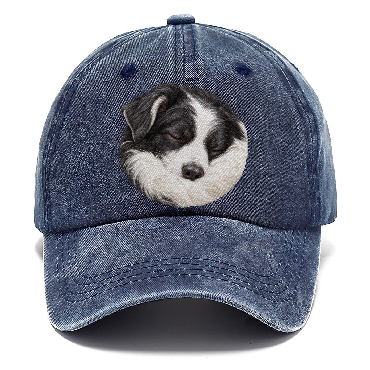 Border Collie Ruff Tuck Pastimes Companions Classic Cap – Twilight Navy