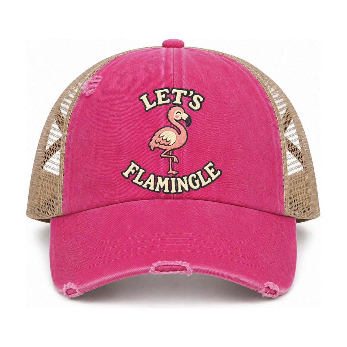 Raspberry-Khaki — front view