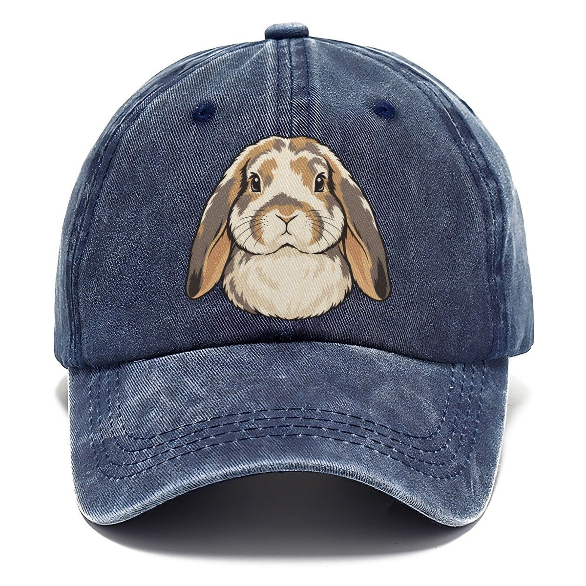 Lop Rabbit Soft Ears Small Pet Logos Classic Cap – Twilight Navy