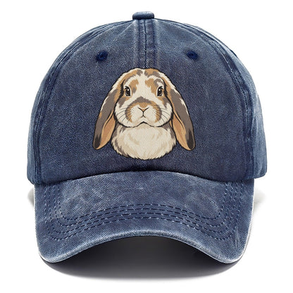 Lop Rabbit Soft Ears Small Pet Logos Classic Cap – Twilight Navy