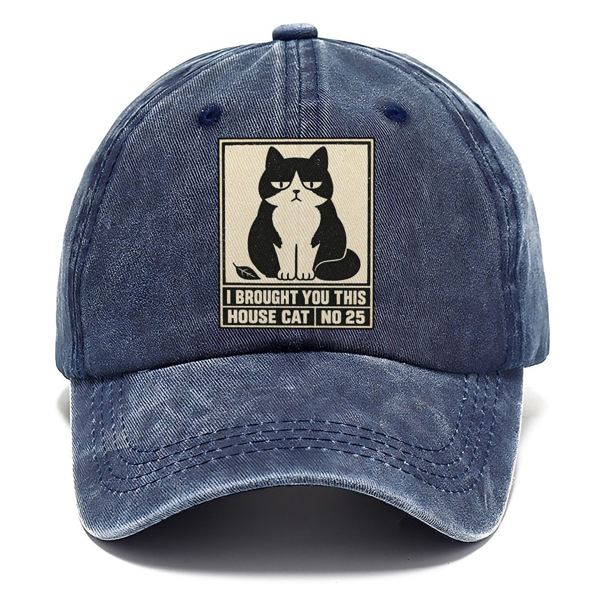 I Brought You This Neko Says No Classic Cap – Twilight Navy
