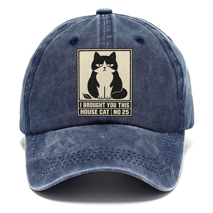 I Brought You This Neko Says No Classic Cap – Twilight Navy