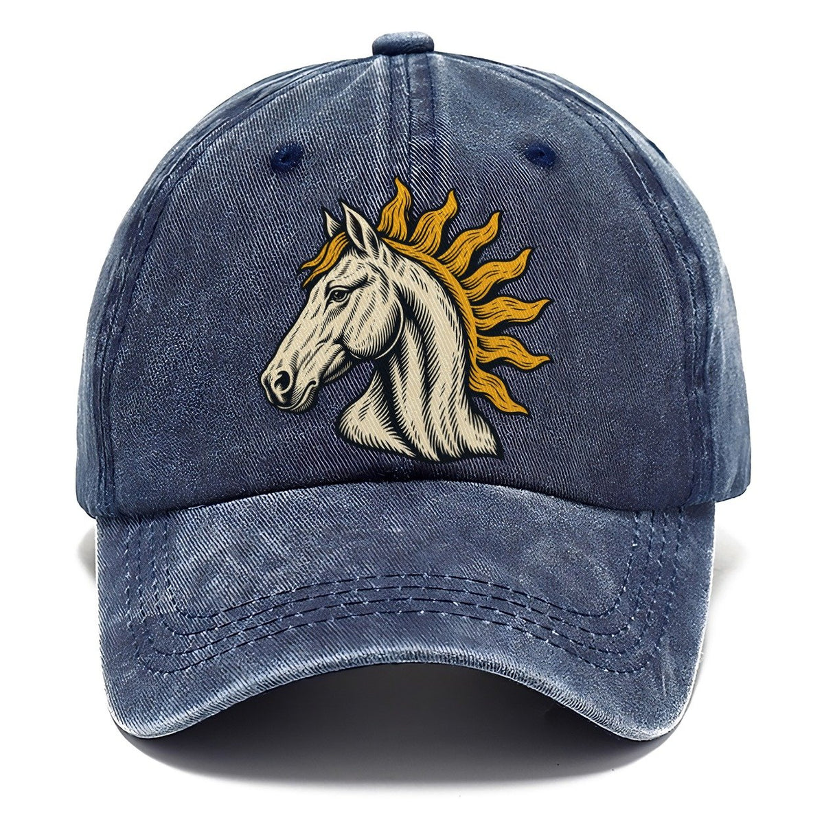 Horse Sun Mane Sundown Familiars Classic Cap – Twilight Navy