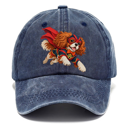 Superhero Cavalier Spaniel Classic Cap – Twilight Navy