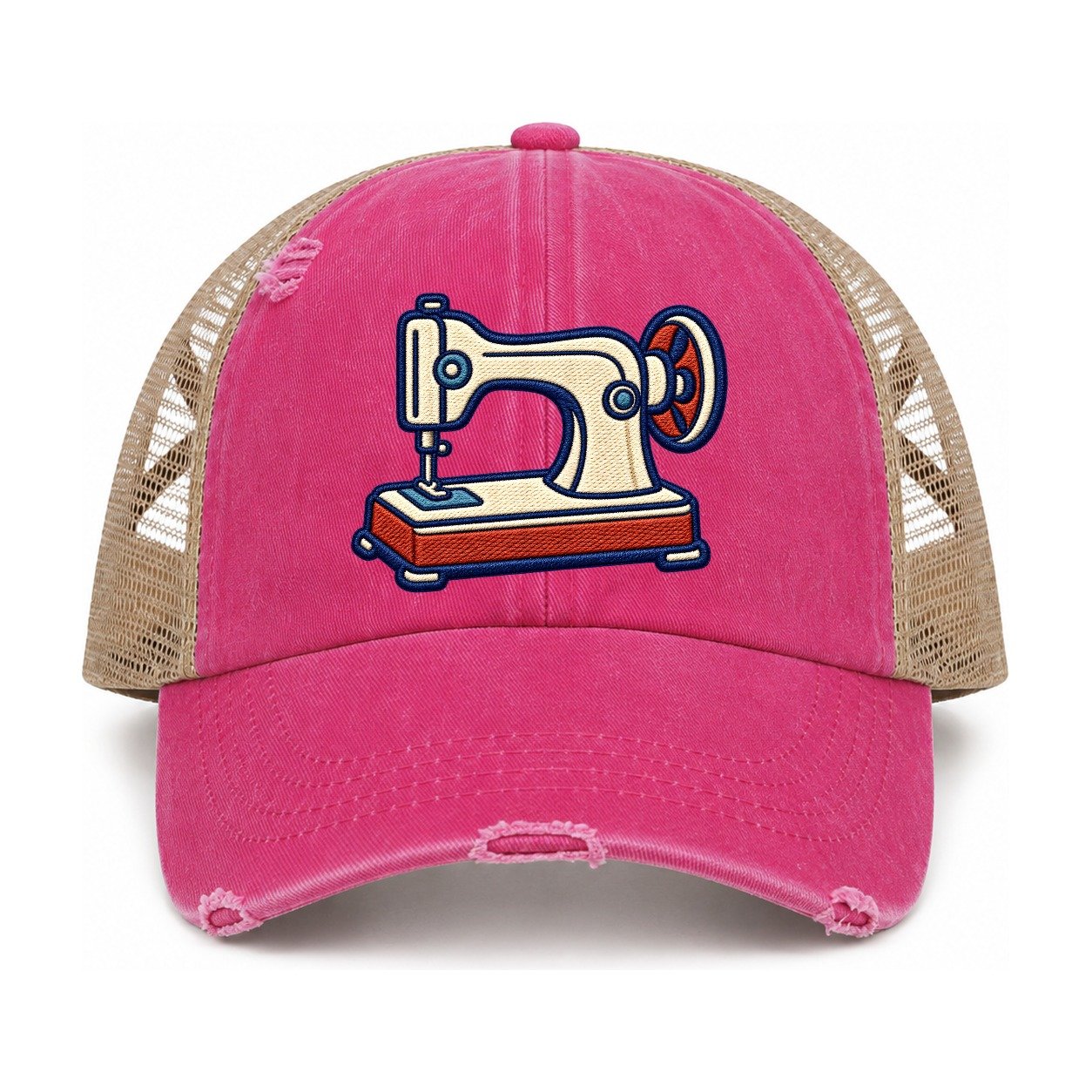 Raspberry-Khaki — front view