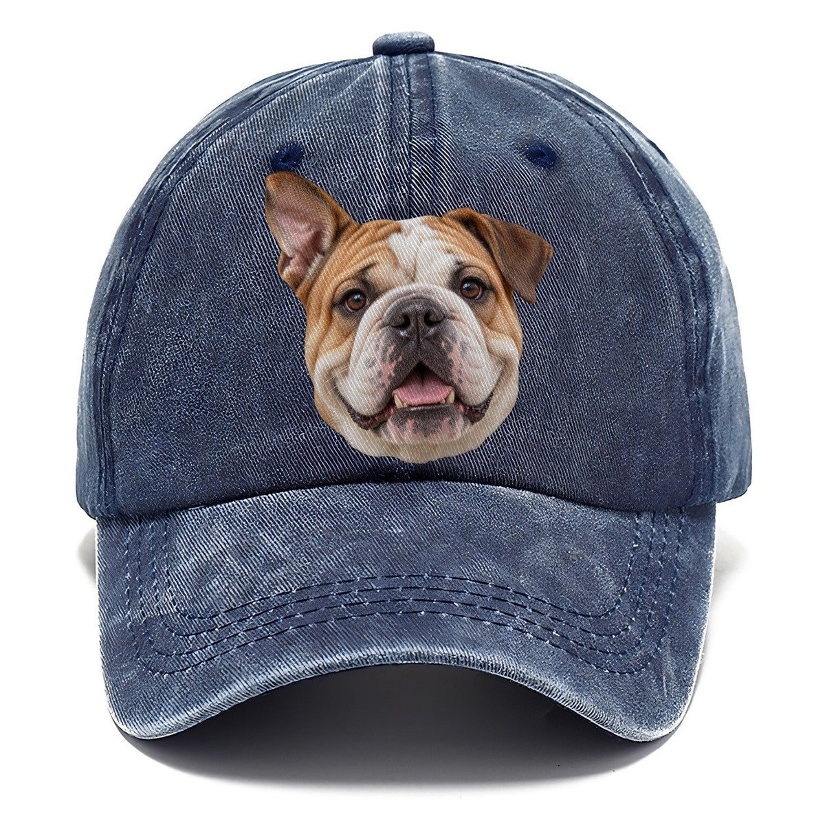 Bulldog One Ear Up Everyday Originals Classic Cap – Twilight Navy
