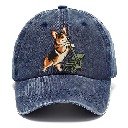 Corgi Letterpress Sundown Familiars Classic Cap – Twilight Navy