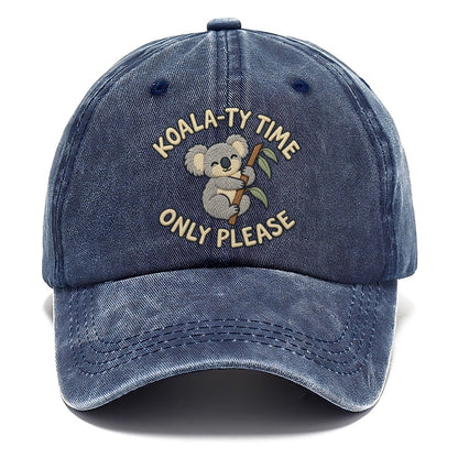 Koala Animal Puns Classic Cap – Twilight Navy