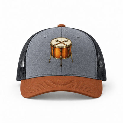 Heather Grey-Rust-Charcoal — front view