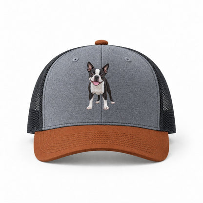 Heather Grey-Rust-Charcoal — front view
