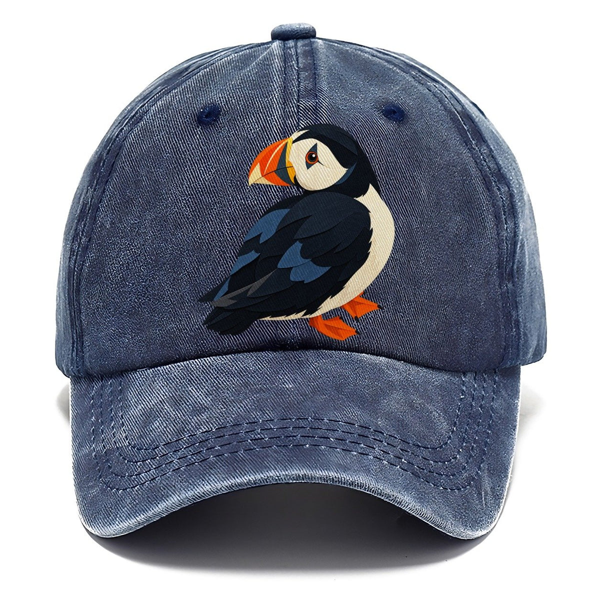 Layered Paper Puffin Classic Cap – Twilight Navy