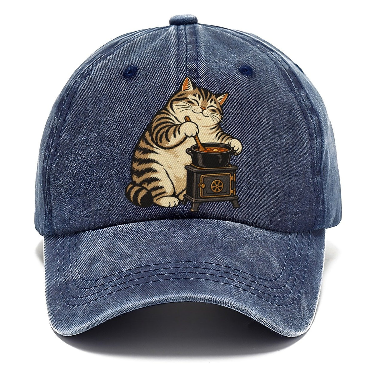 Cat Camp Cook Sundown Familiars Classic Cap – Twilight Navy