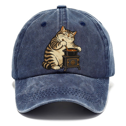 Cat Camp Cook Sundown Familiars Classic Cap – Twilight Navy