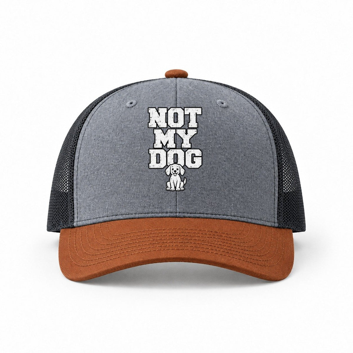 Heather Grey-Rust-Charcoal — front view