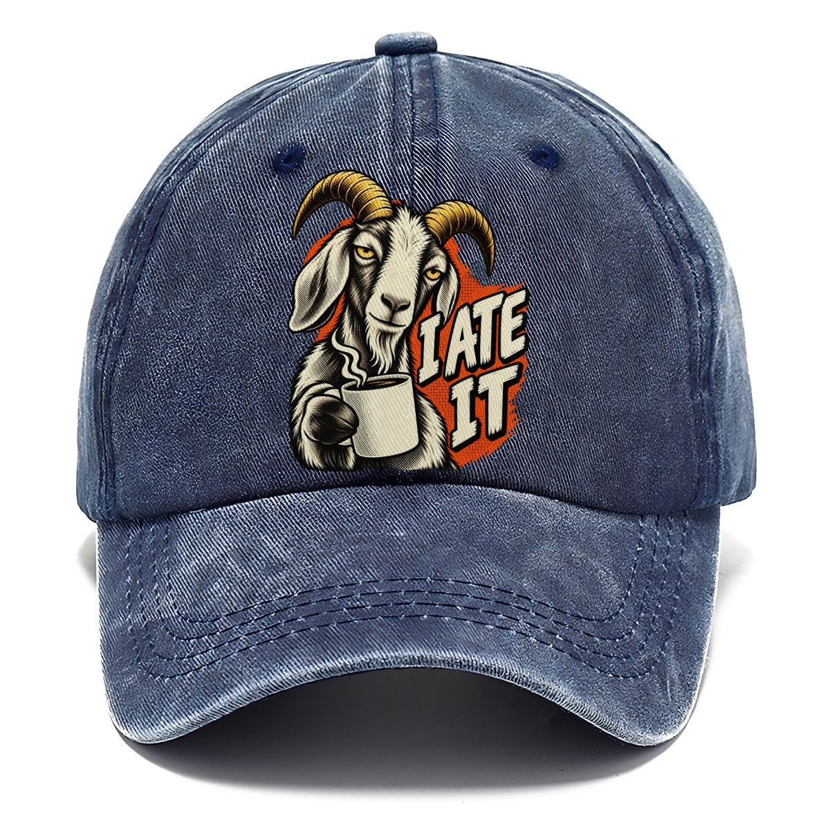 Pop Art Goat Mug Truths Classic Cap – Twilight Navy