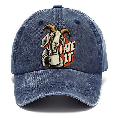 Pop Art Goat Mug Truths Classic Cap – Twilight Navy