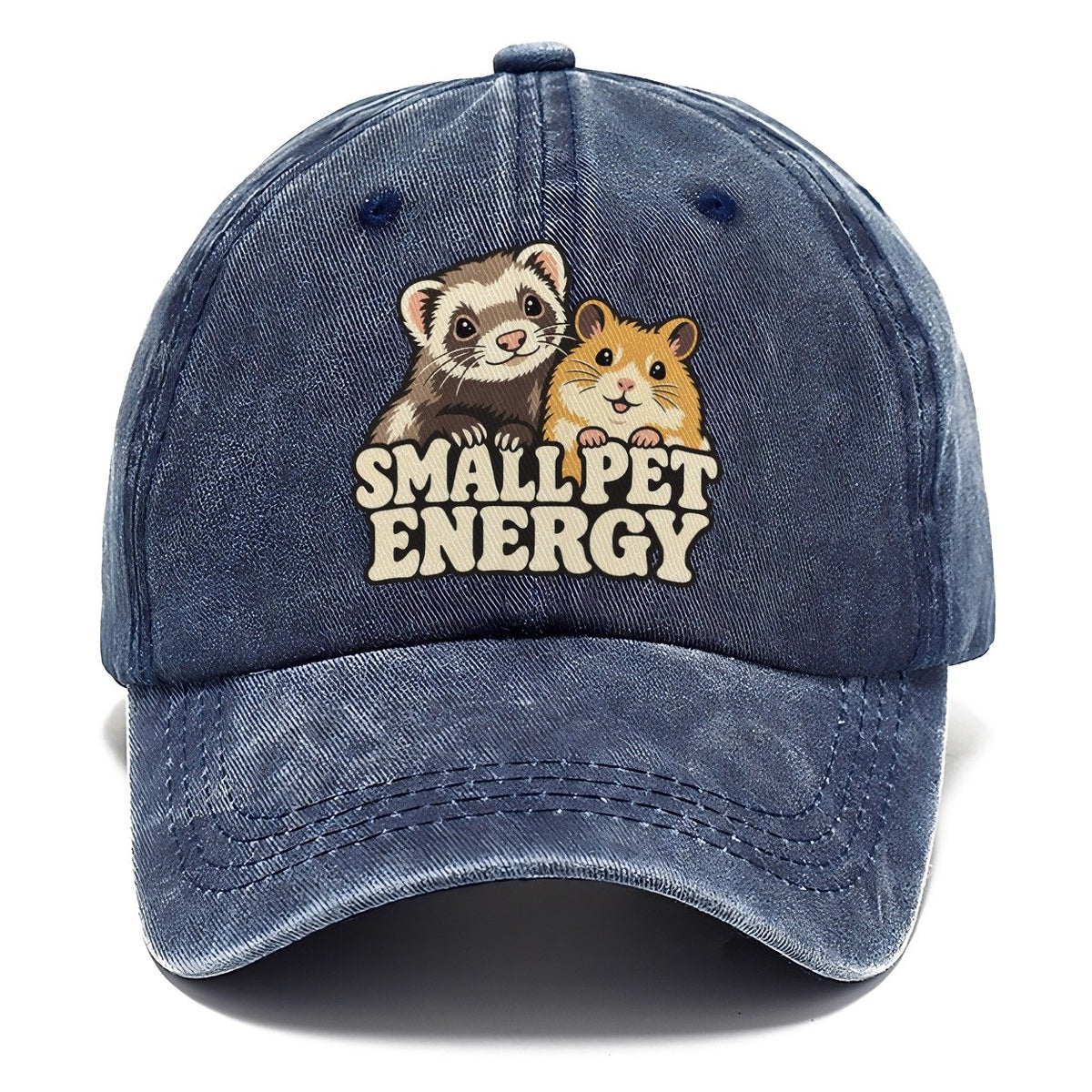 Small Pet Energy Small Pet Logos Classic Cap – Twilight Navy