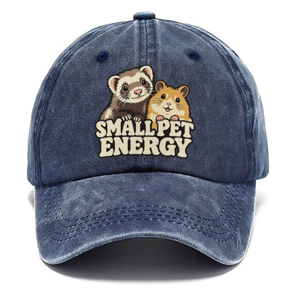 Small Pet Energy Small Pet Logos Classic Cap – Twilight Navy