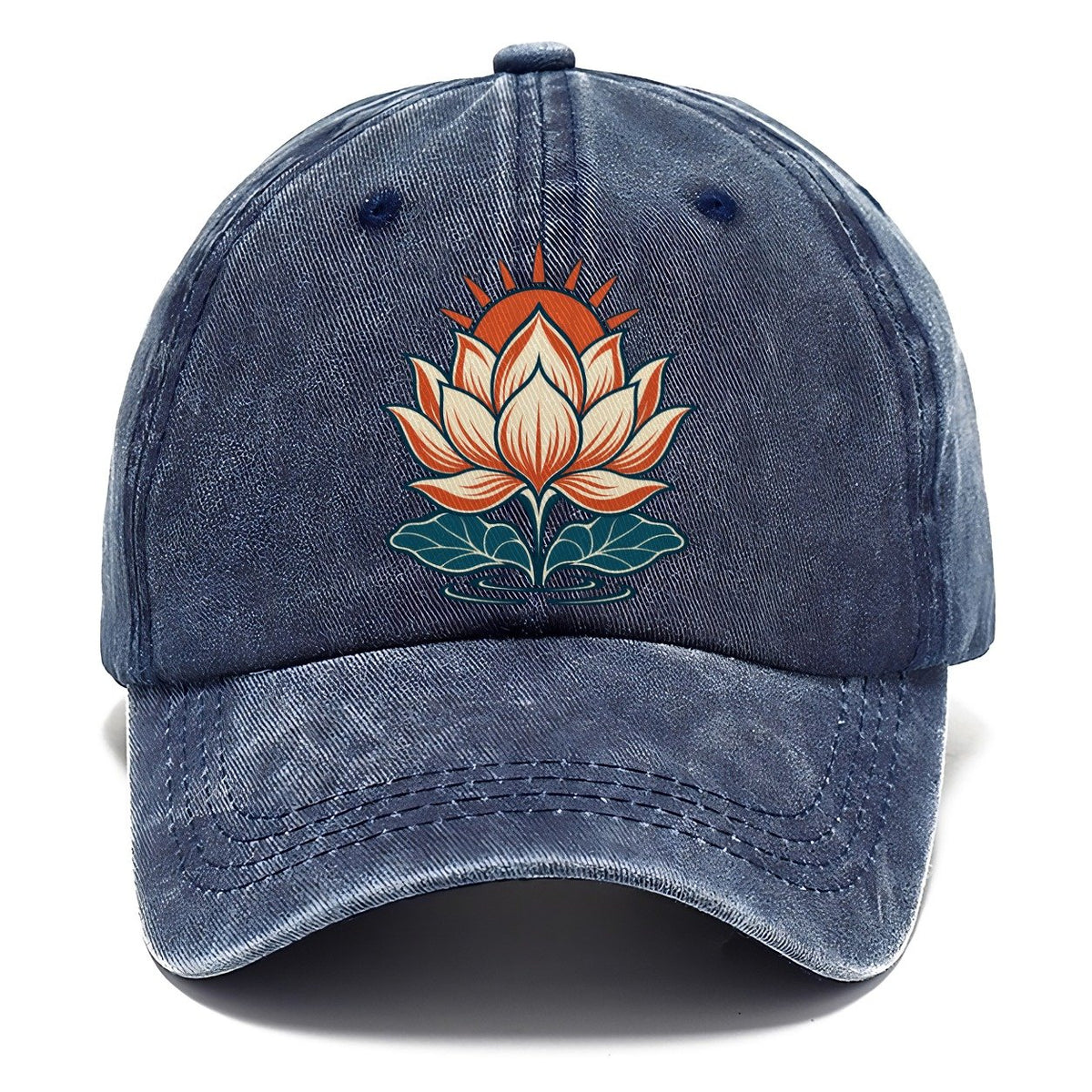 Lotus Dawn Quiet Wards Heritage Classic Cap – Twilight Navy