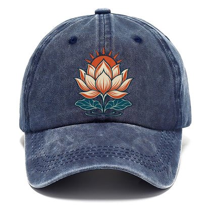 Lotus Dawn Quiet Wards Heritage Classic Cap – Twilight Navy