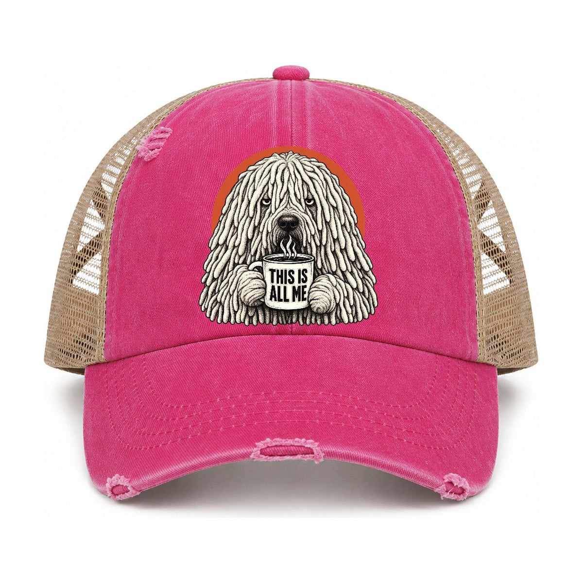 Raspberry-Khaki — front view
