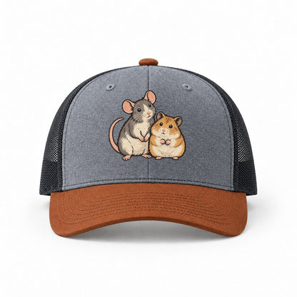 Heather Grey-Rust-Charcoal — front view