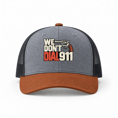 Heather Grey-Rust-Charcoal — front view