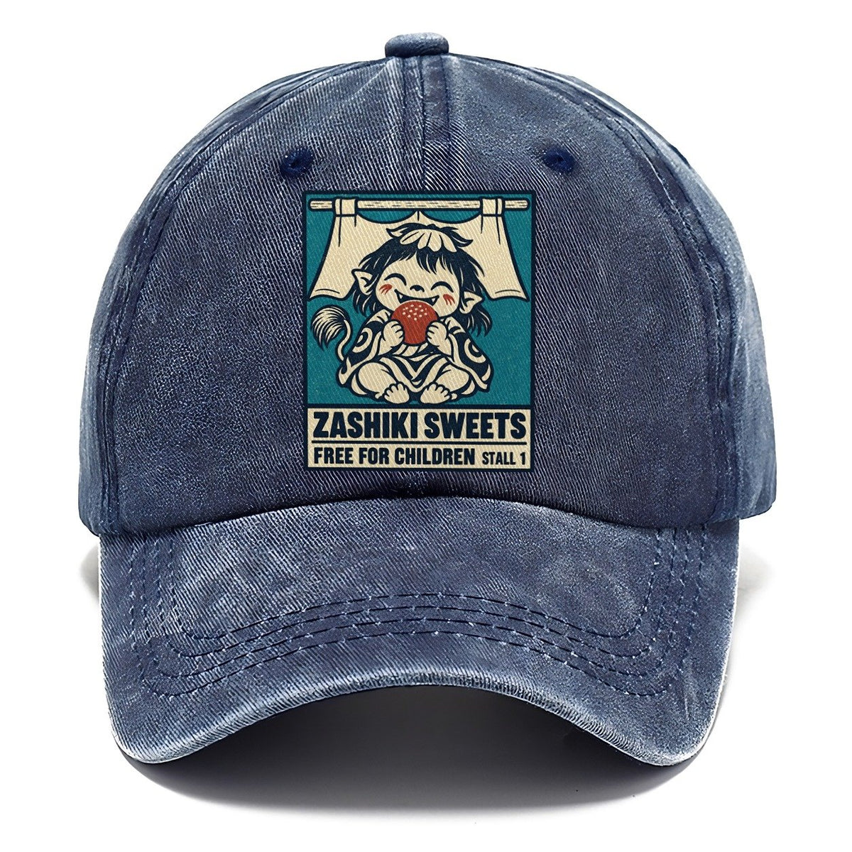 Zashiki Sweets Yokai Night Market Classic Cap – Twilight Navy